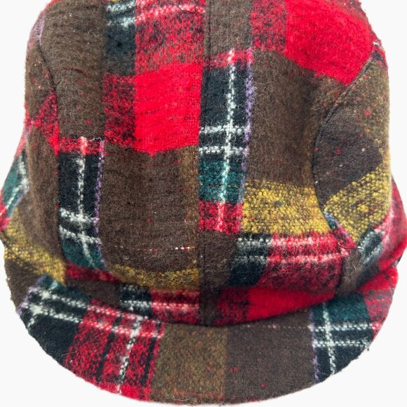 JESSICA SIMPSON KIDS NEWSBOYS HAT/CAP MULTI COLOR BROWN, RED, YELLOW, ONE SIZE - Picture 9 of 11